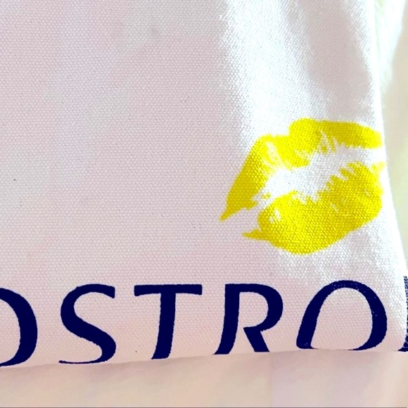 Nordstrom Beauty Large White Canvas Tote Bag - Picture 4 of 7